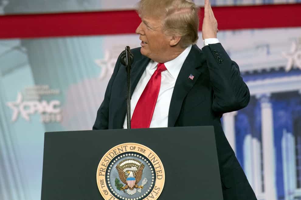 Trump describes his hair as having to look 'perfect'