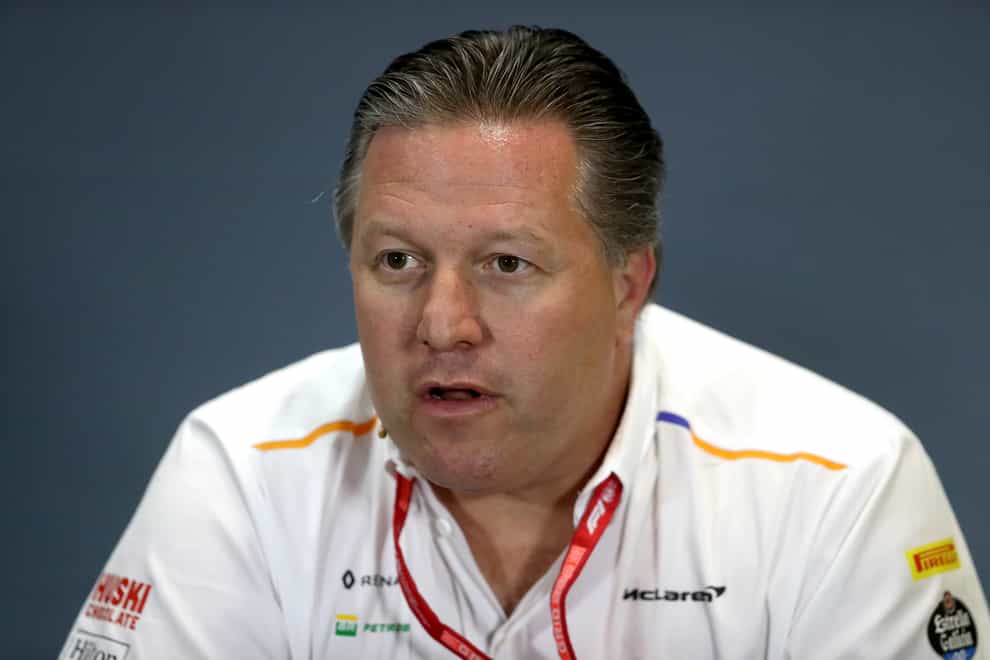 McLaren chief executive Zak Brown