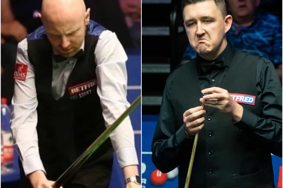 Anthony McGill and Kyren Wilson (PA)