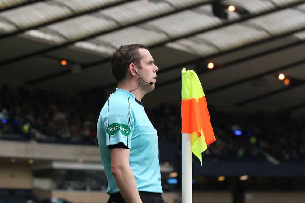 Douglas Ross apologised for turning down a VJ Day event in favour of running the line at a football match