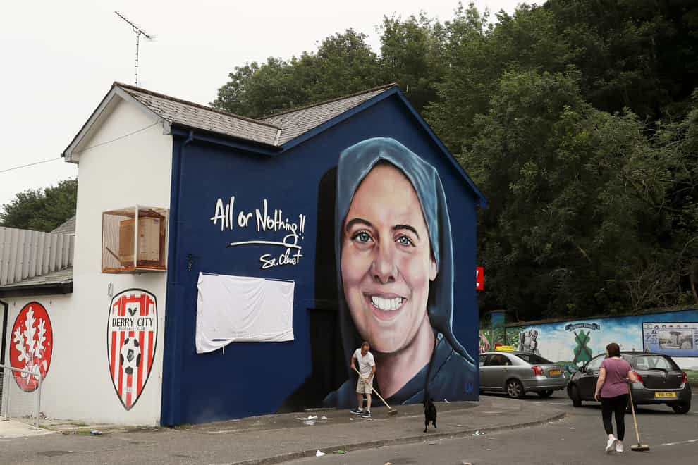 Sister Clare Crockett mural