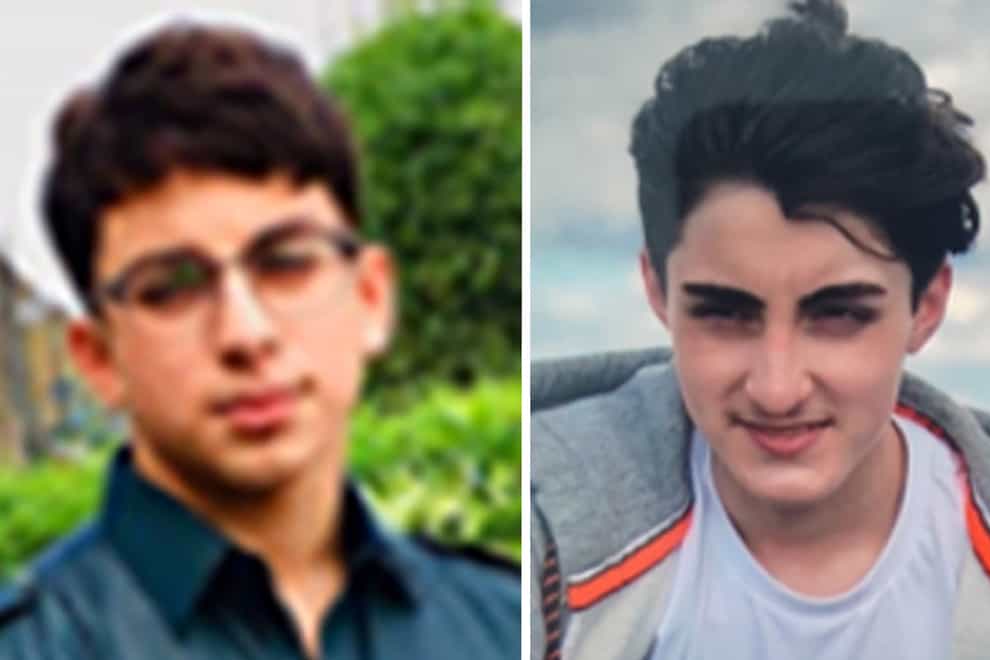 Muhammad Azhar Shabbir, 18, left, and Ali Athar Shabbir, 16, from Dewsbury