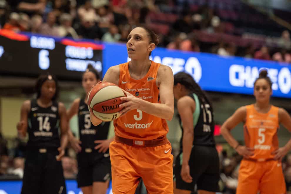 WNBA star Diana Taurasi returned to the court over the weekend