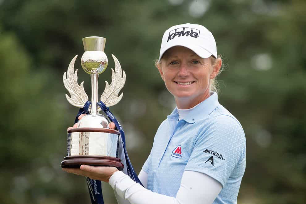 Stacy Lewis celebrates first LPGA Tour title in three years