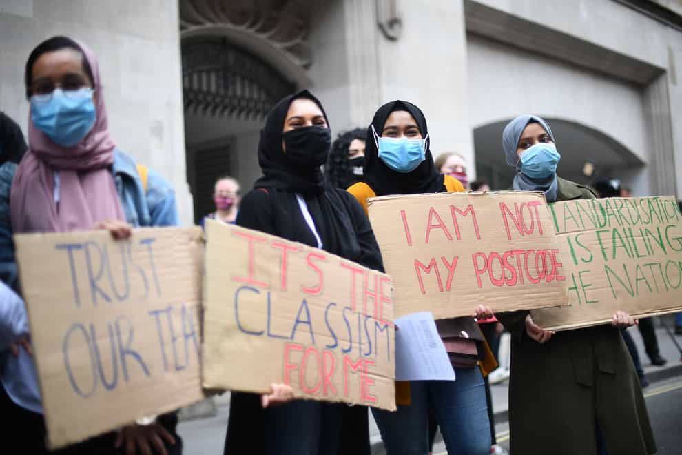 A-Level protests
