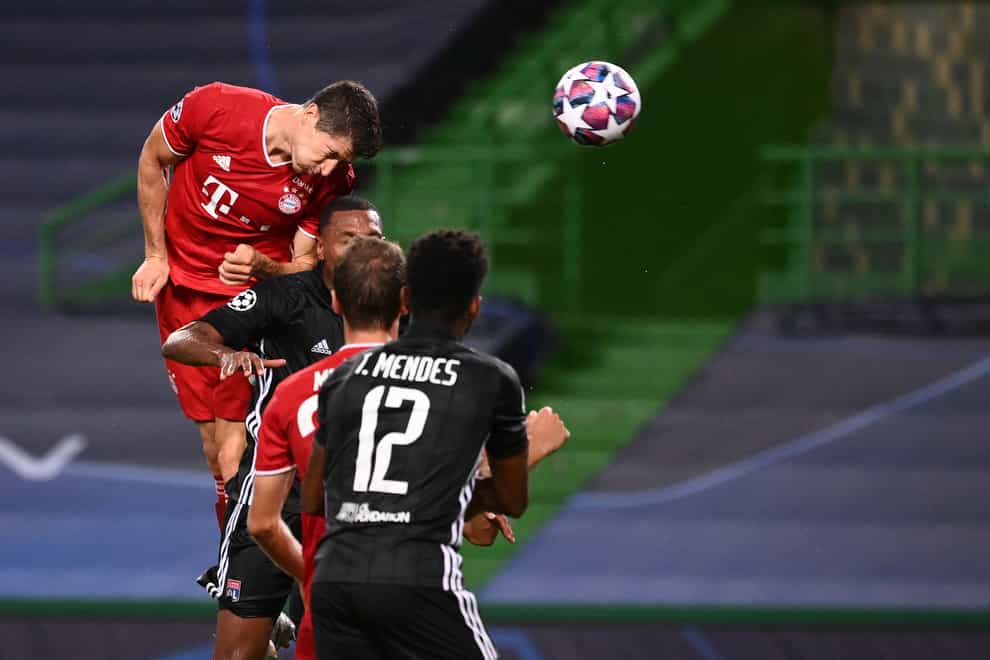 Robert Lewandowski wrapped up victory for Bayern Munich