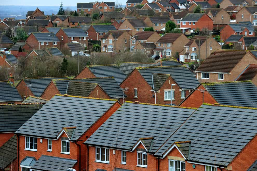 Residential homes in South Derbyshire (Rui Vieira/PA)