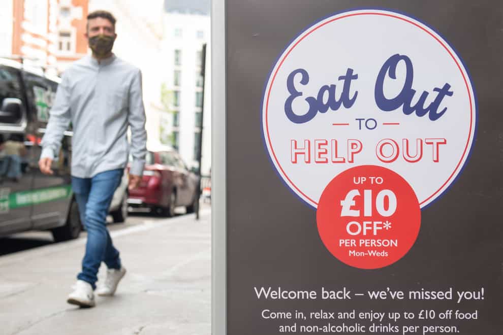Eat Out scheme sign