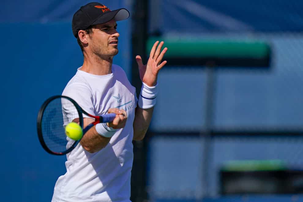 Andy Murray is in action in New York this weekend