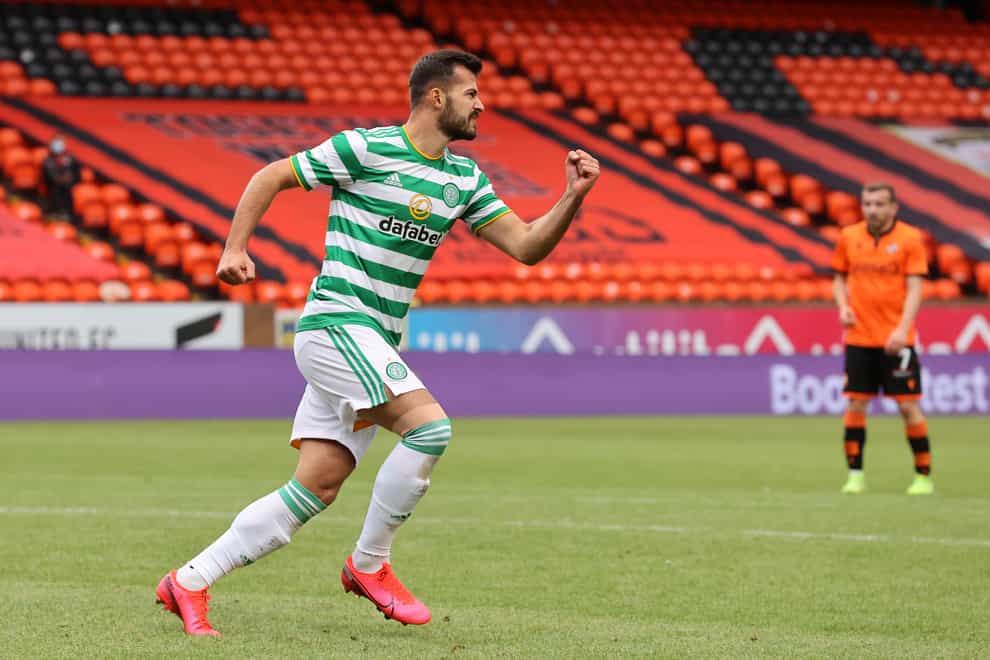 Albian Ajeti scored his first Celtic goal