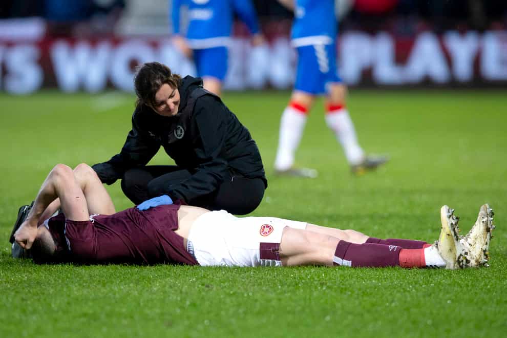 John Souttar initially suffered the injury against Rangers