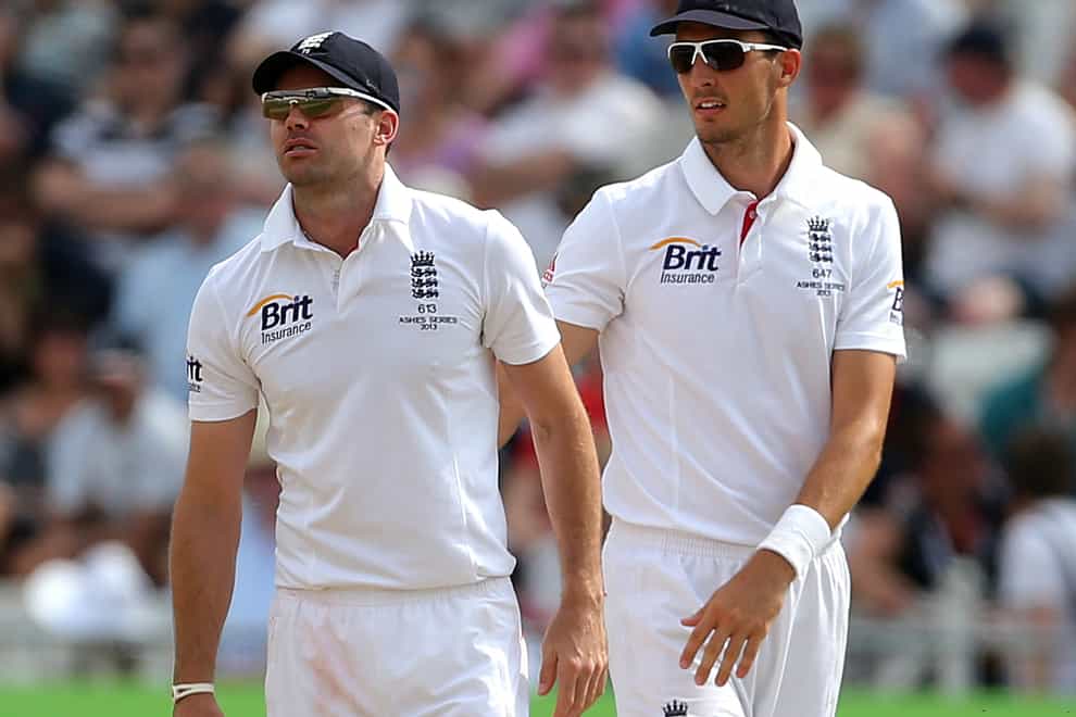Steven Finn (right) has hailed the skill of England bowler James Anderson