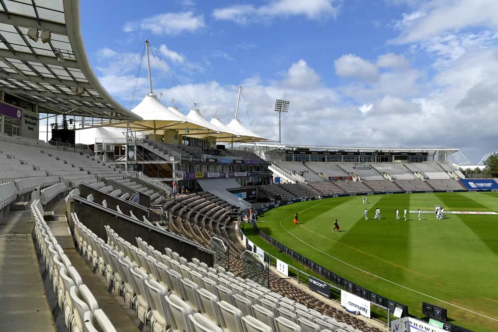 Empty stands at the Ageas Bowl (pictured) and Emirates Old Trafford have been a feature of England's Test summer in the bio-secure bubble.