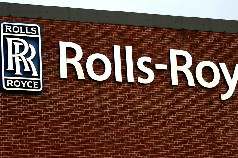 A Rolls-Royce sign
