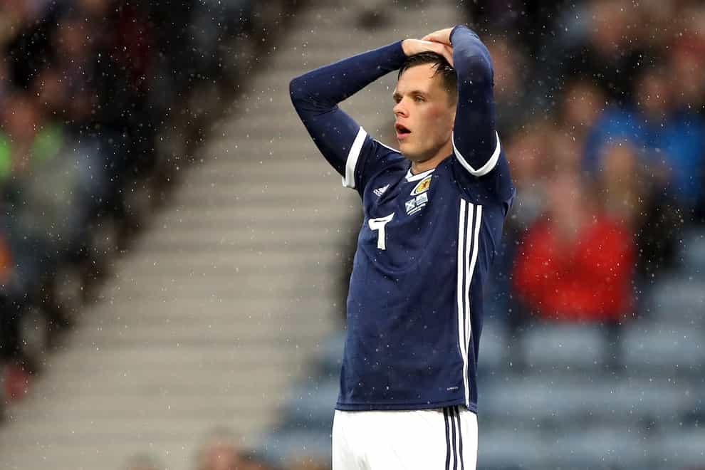 Lawrence Shankland is an injury doubt for Scotland
