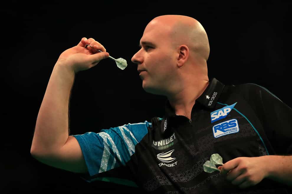 Rob Cross has been relegated from the Unibet Premier League after losing to Glenn Durrant