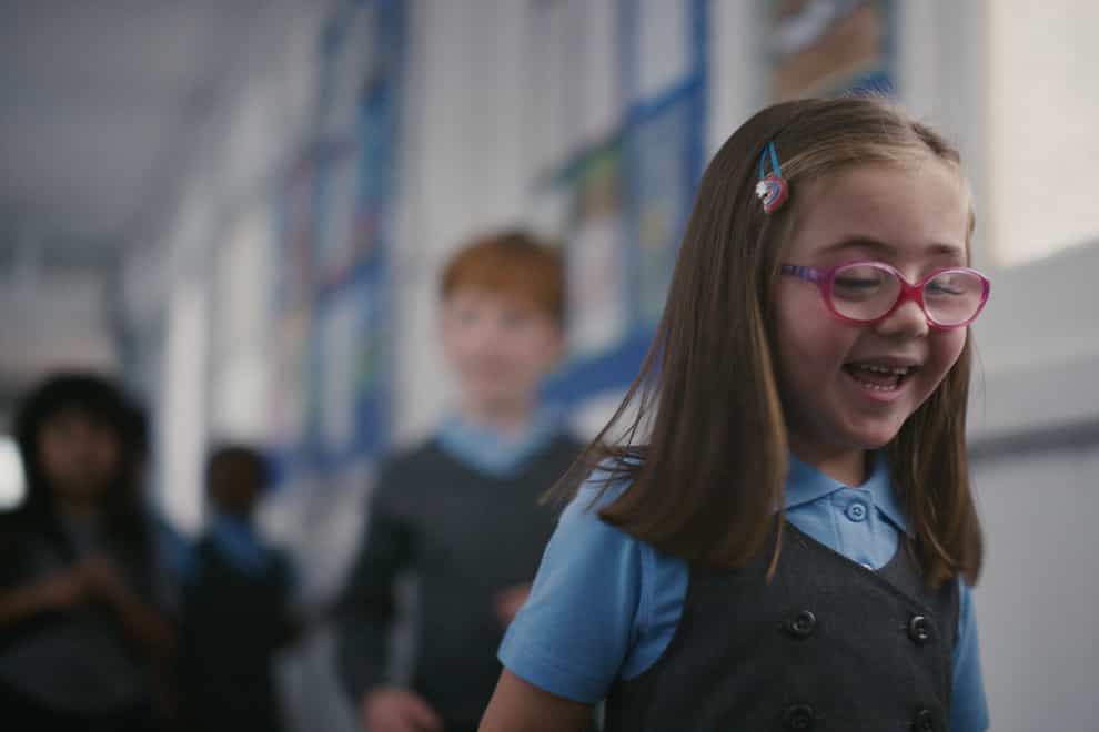Nell Sutton featuring in the new Guide Dogs advert