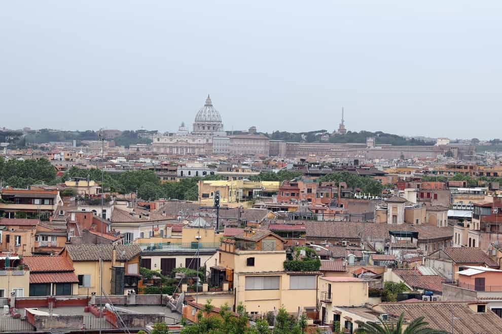 The Vatican City as seen from Villa Borghese in Rome (Steve Parsons/PA)