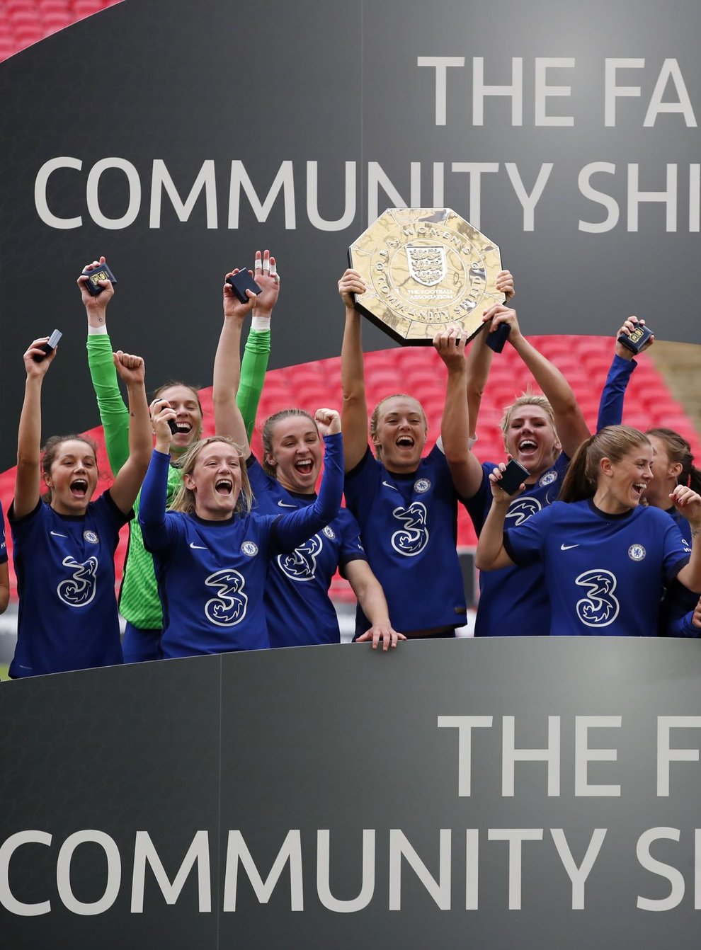 Chelsea won the first Women's Community Shield since 2008