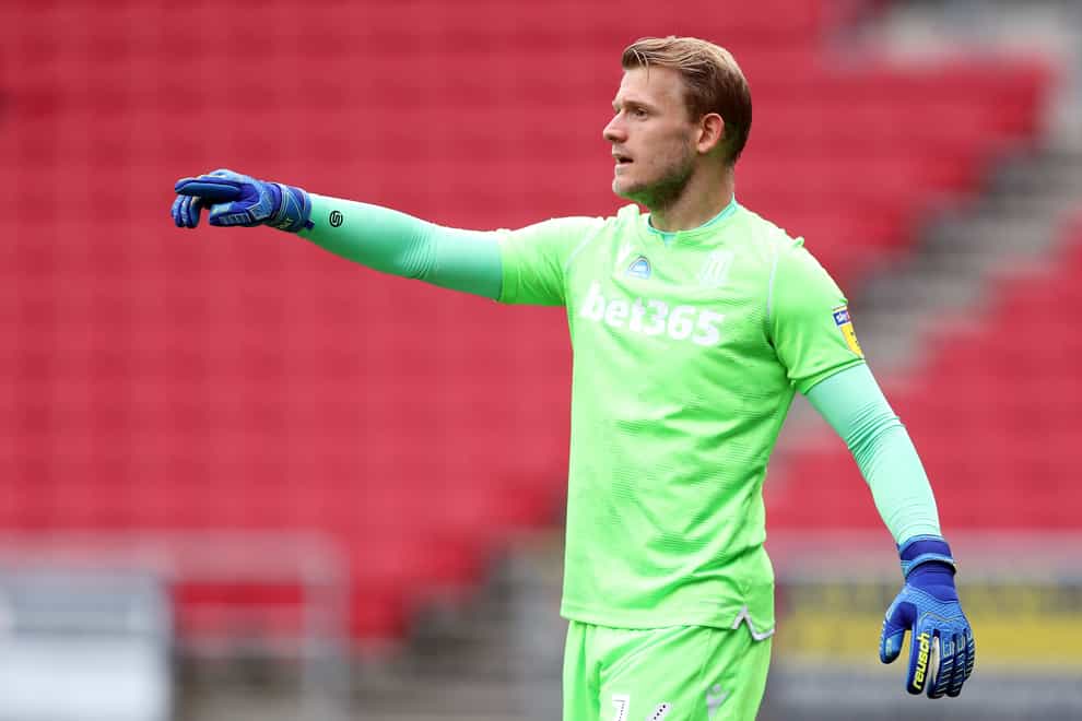 Stoke goalkeeper Adam Davies was the hero in the Carabao Cup first round against Blackpool
