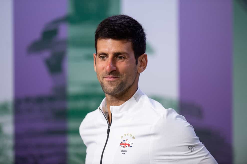 Novak Djokovic is keen to push on with his proposed breakaway tennis union