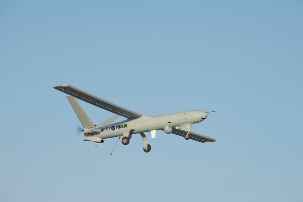 A Watchkeeper unmanned aerial vehicle