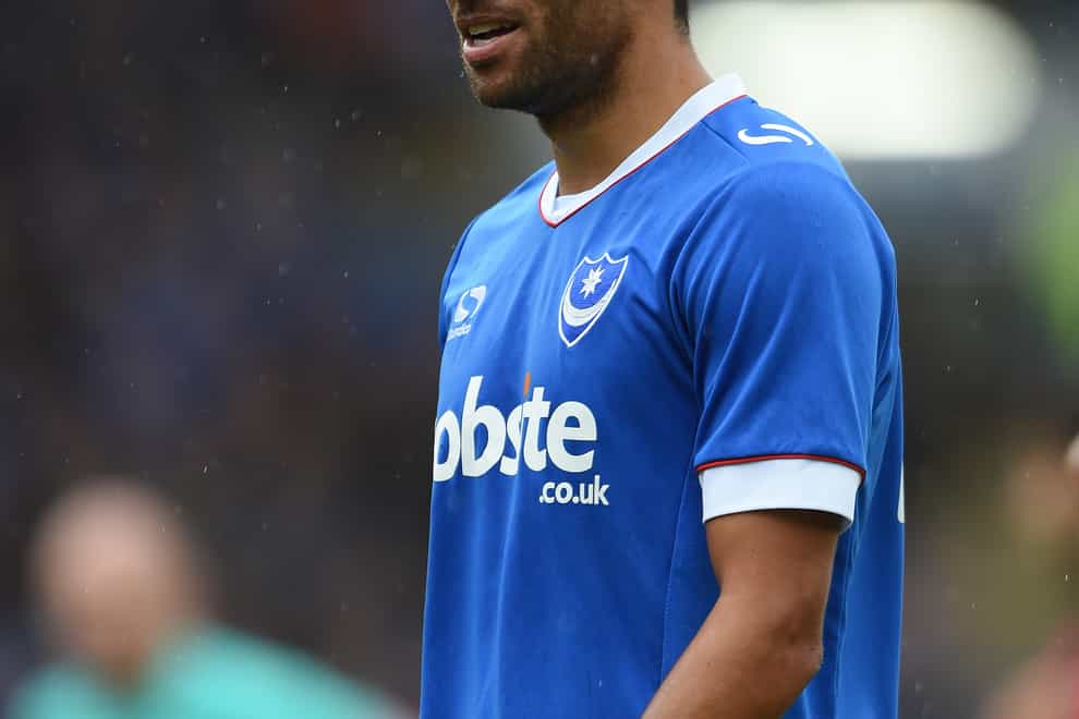 Danny Rose, pictured during his time at Portsmouth, has joined Grimsby