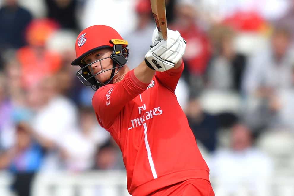 Alex Davies hit an impressive 82 in 56 deliveries as Lancashire recorded 178 for five batting first at Headingley.