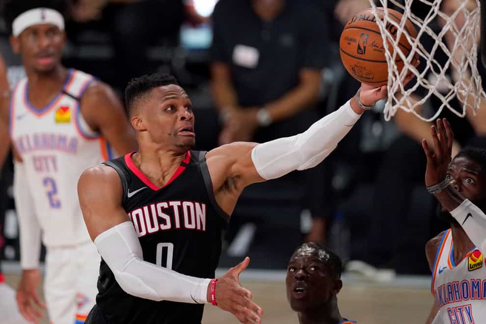 Houston Rockets’ Russell Westbrook helped his side to the win