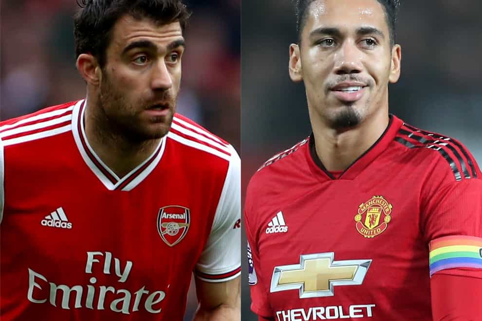 Sokratis and Smalling have been linked with moves to Serie A