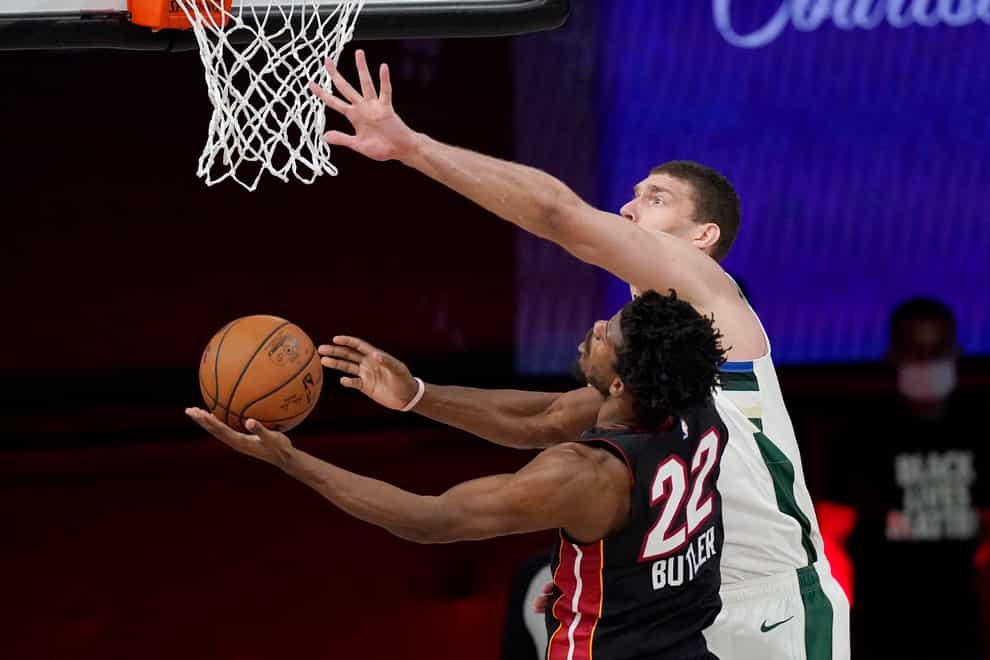 Miami Heat’s Jimmy Butler helped his side to the win