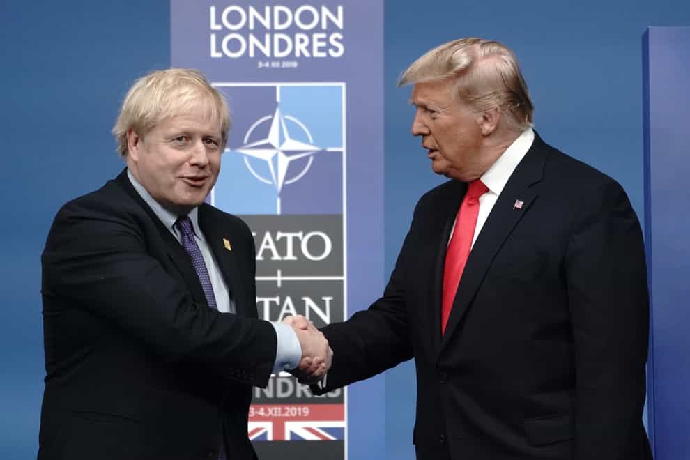 Mr Trump had also considered Mr Johnson 'a kindred spirit', according to the former ambassador
