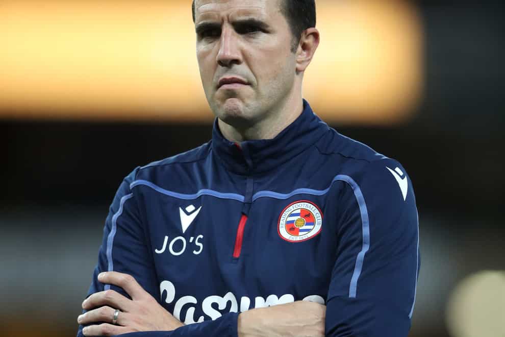 John O’Shea was on the touchline for Reading's first-round tie