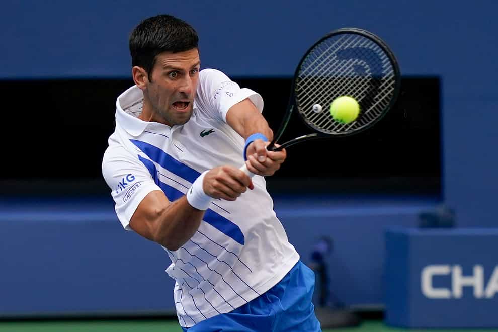 Novak Djokovic was defaulted from the tournament in the fourth round after hitting a line judge with a ball