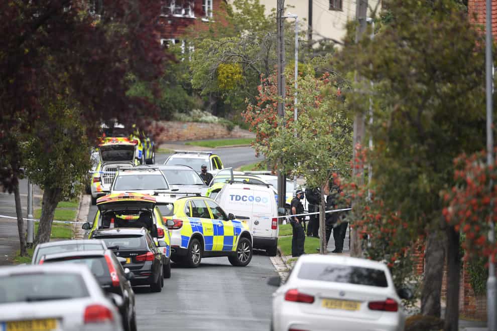 Police were called to reports of a shooting just after 8.40am
