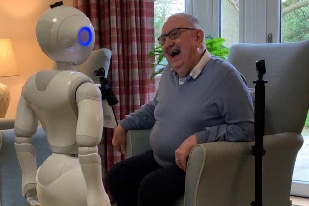 Robots were tested in care homes in the UK