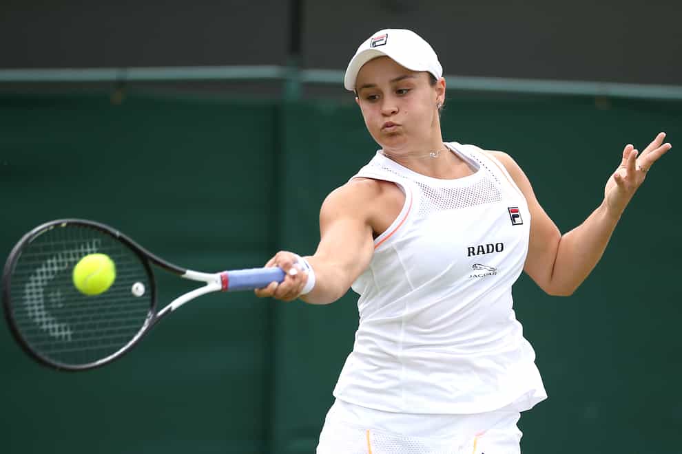 <p>Barty reached the doubles final at the 2013 Australian Open</p>