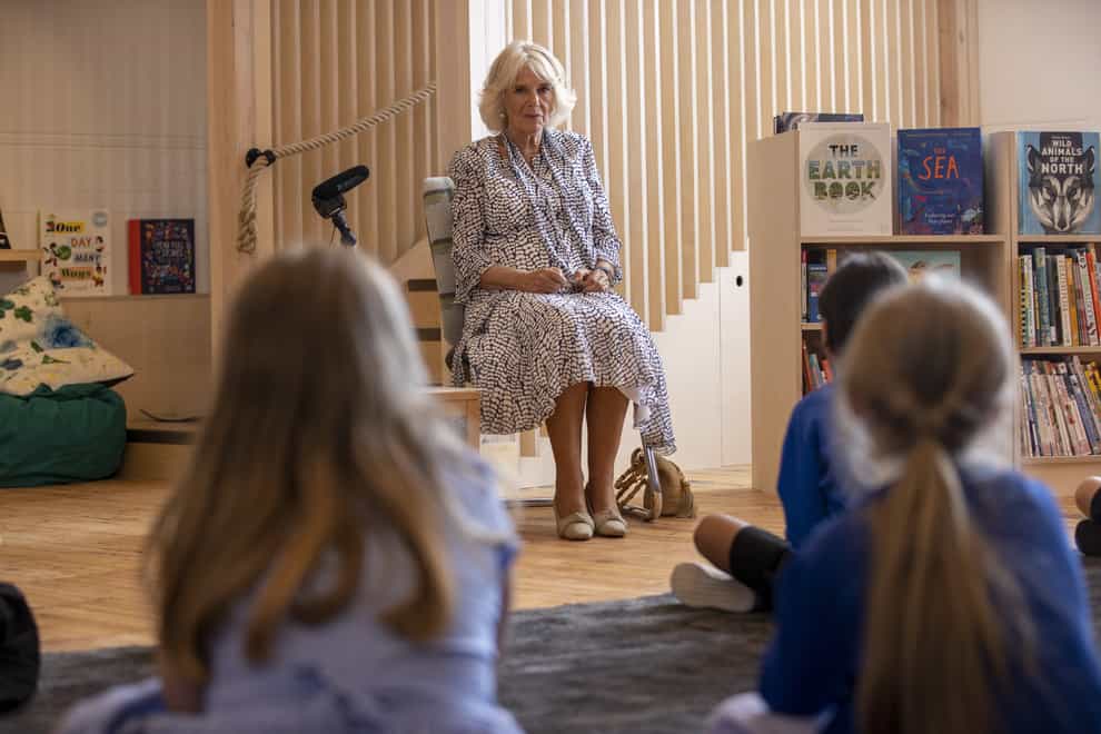 Duchess of Cornwall visits Ivydale Primary School