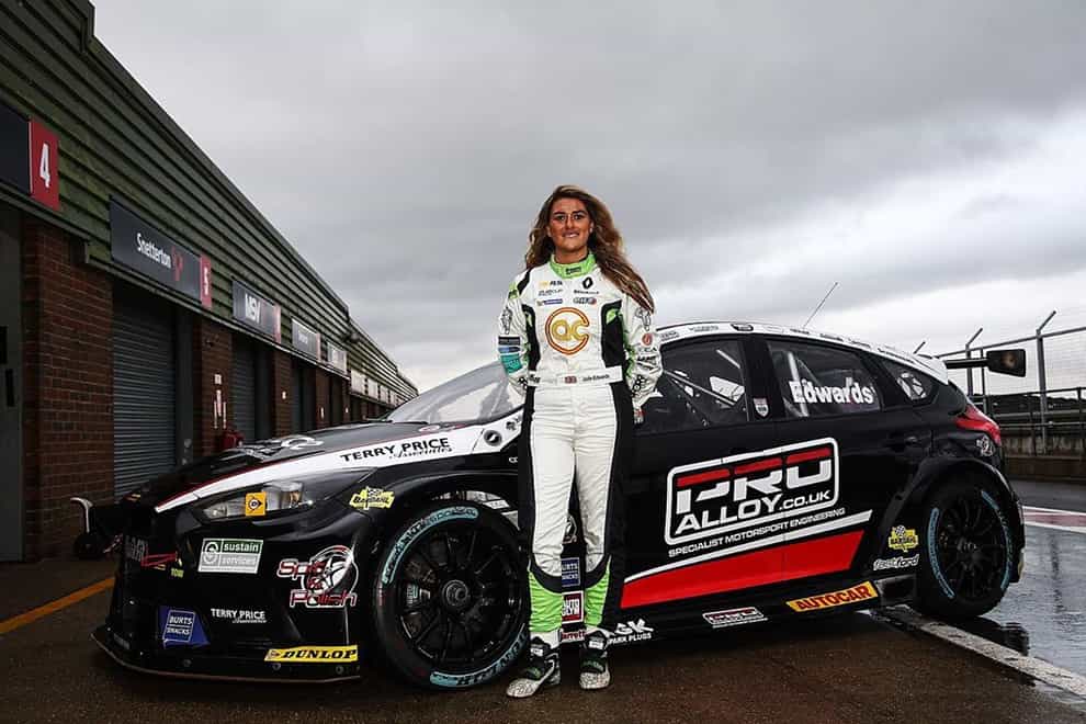 Jade Edwards is set to take to the track ahead of the BTCC