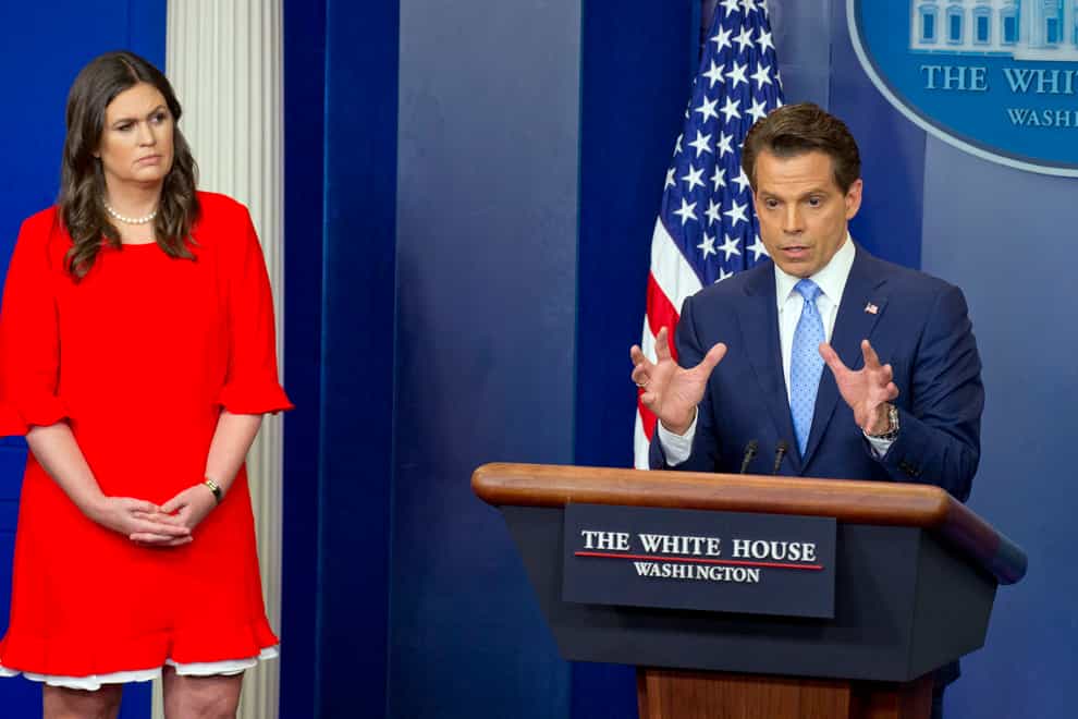 Scaramucci was sacked by Trump after just 11 days in 2017