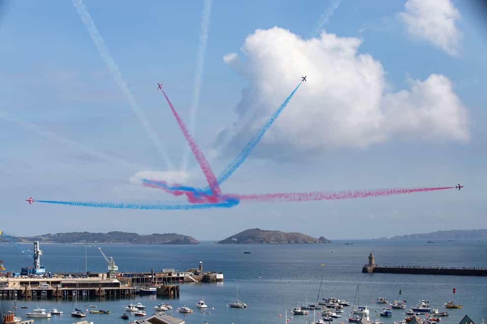 Battle Of Britain Display over Guernsey