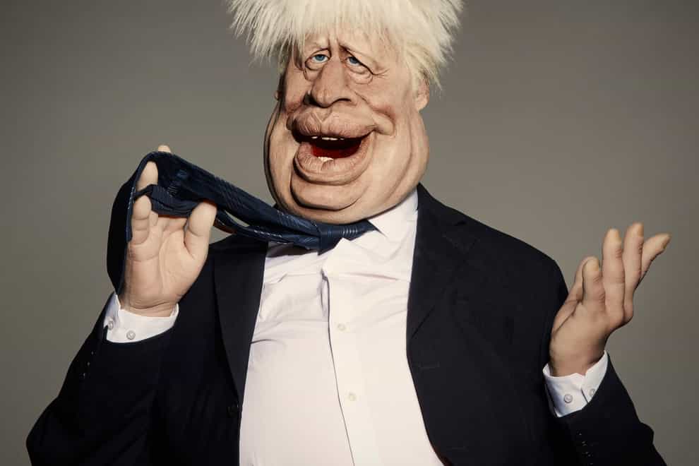 Boris Johnson's Spitting Image puppet