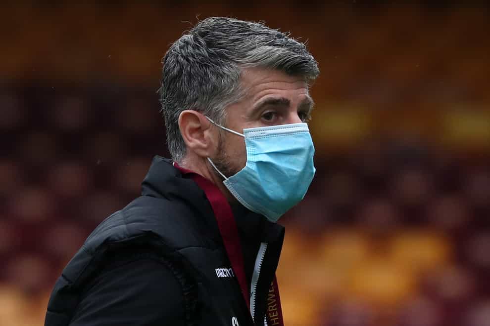 Motherwell manager Stephen Robinson looking for first win of the season against St Johnstone