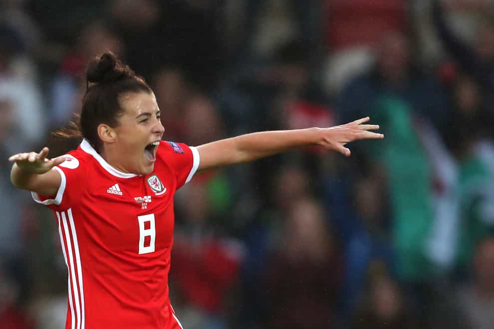 Wales's Angharad James will hoping to make an appearance in her country's qualifier against Norway
