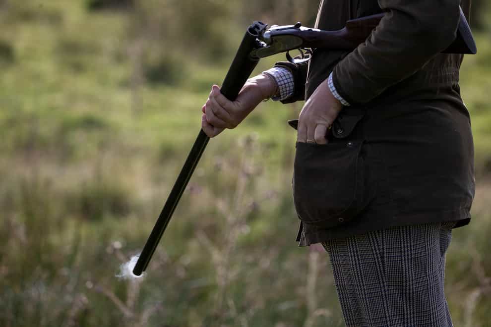 A member of a shooting party on the moors