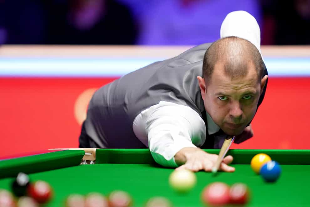 Barry Hawkins made a break of 145 on the second day of the Championship League in Milton Keynes