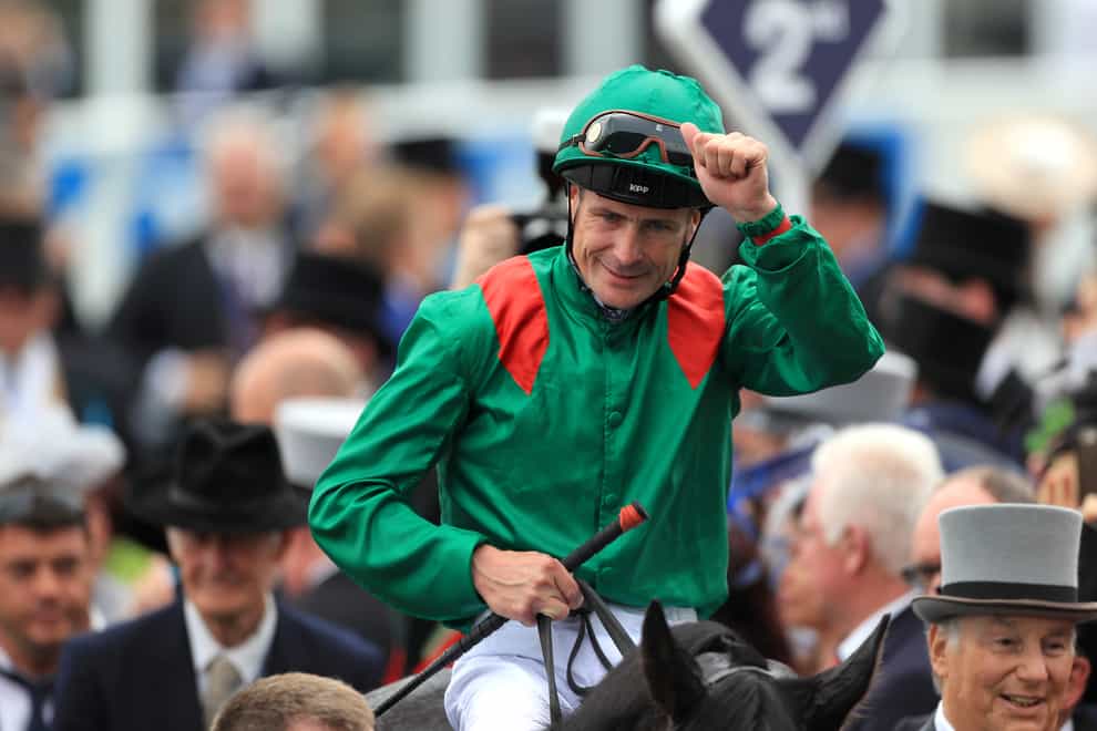 Pat Smullen after winning the Derby with Harzand