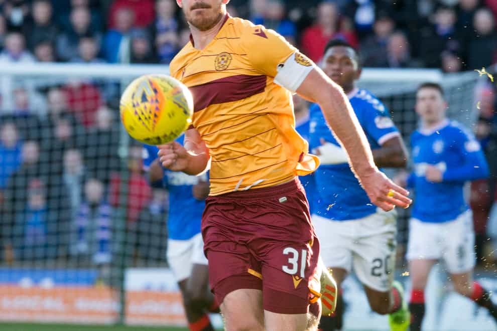 Declan Gallagher is looking for a result for Motherwell and Scottish football