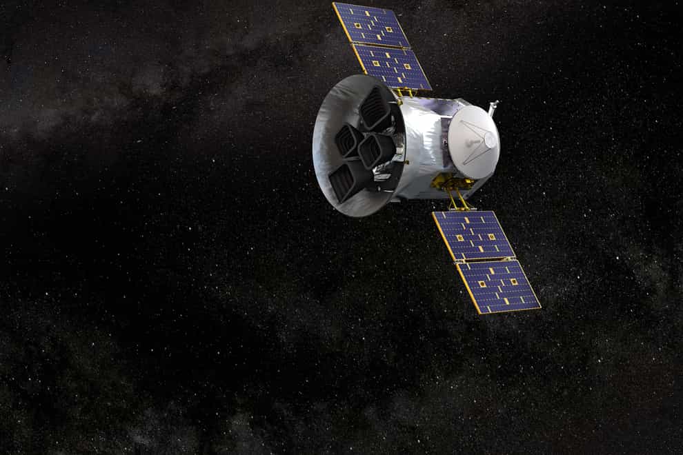 Artist’s impression is of Nasa's planet-hunting spacecraft, the Transiting Exoplanet Survey Satellite (TESS).
