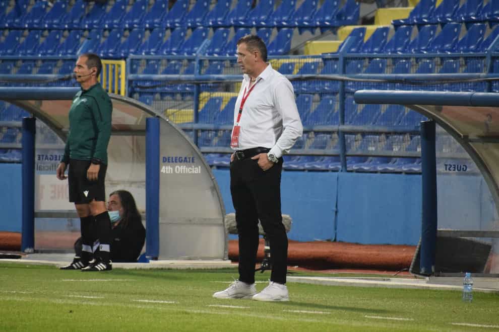 Lokomotiv Plovdiv manager Bruno Akrapovic is leading the Bulgarian club into the match against Spurs